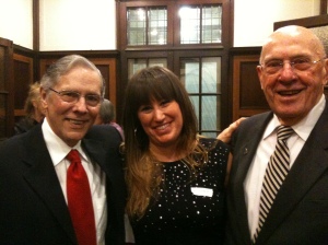 Bill Haugland to my left and Mayor McMurchie on my right